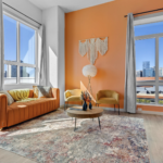 Sunset Retreat living room